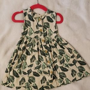Green leaf dress from "the woods" collection KQ
